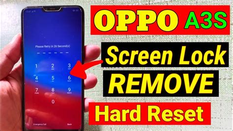 oppo a3s lock remove
